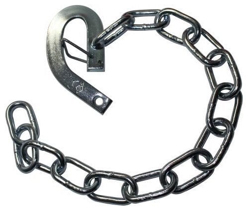 "Lick Proof" Spring Loaded Chain Latch to secure farm style gates